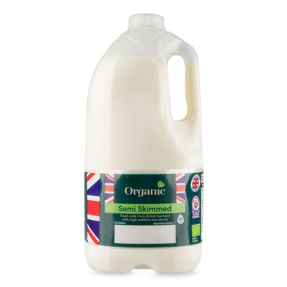 Cowbelle Organic Semi-skimmed Milk 4 Pints